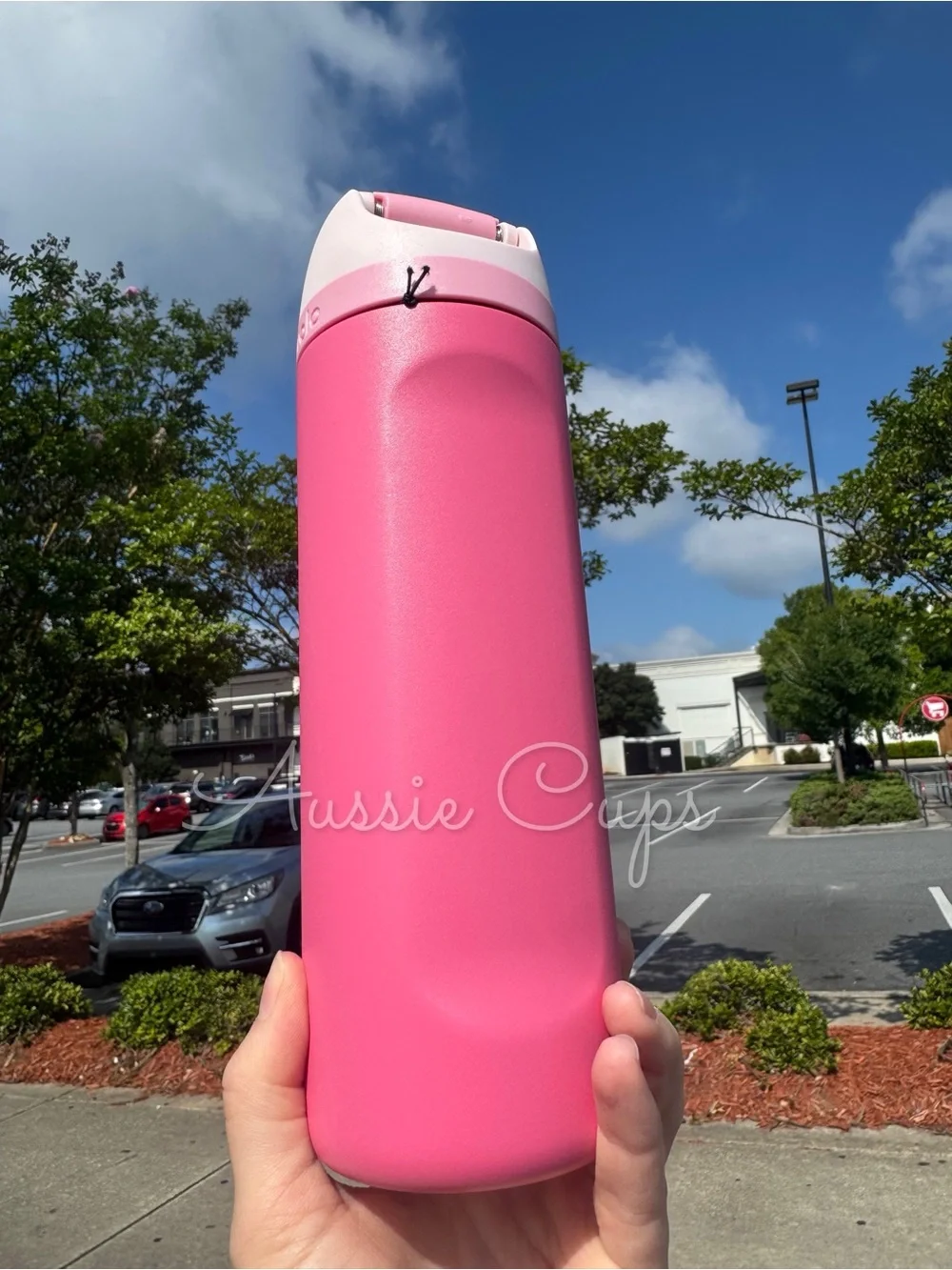 Pink Starbucks X Owala FreeSip 24 oz Insulated Water Bottle, limited